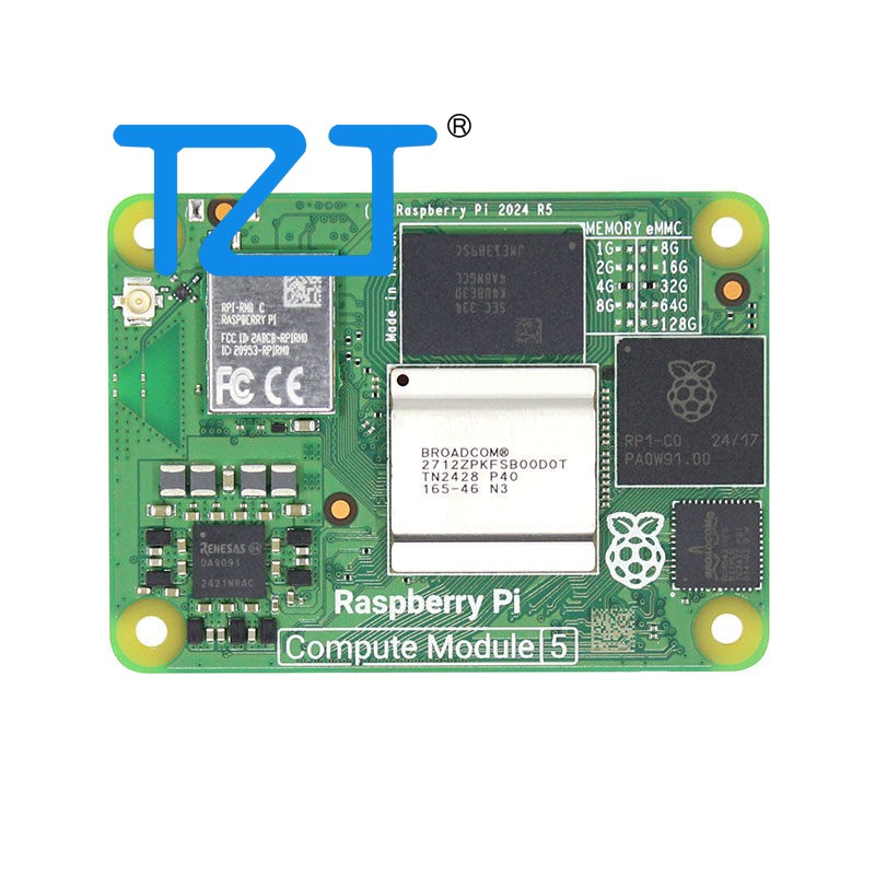 Raspberry Pi 5 8Gb Board - TZT 컴퓨팅 모듈 5 라즈베리 파이용