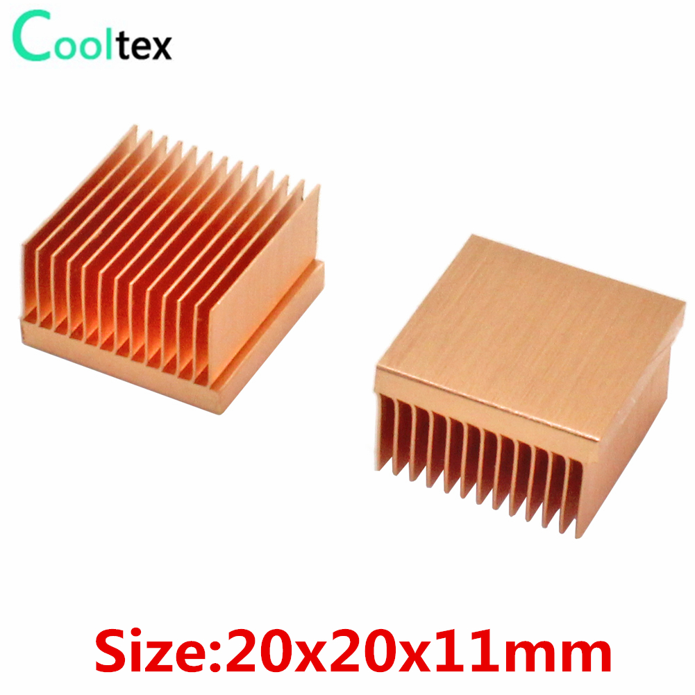 Raspberry Pi Water Cooling Kit - 순수 구리 방열판 20x20x11mm 소형 방열판
