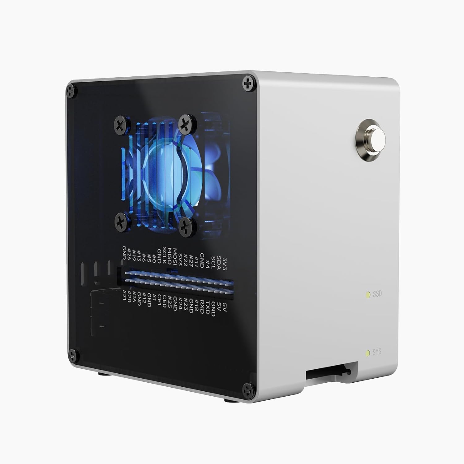 Raspberry Pi Ai Kit Hailo-8L - Pironman 5-Mini NVMe M.2 SSD PCIe