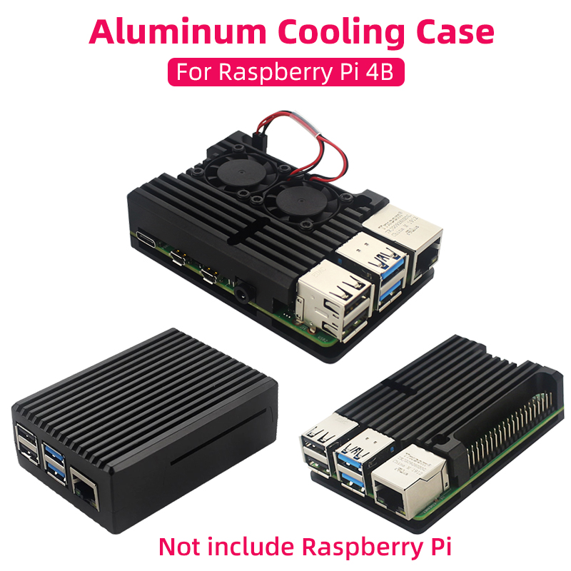 Raspberry Pi Water Cooling Kit - Raspberry Pi 4 모델 B용 알루미늄