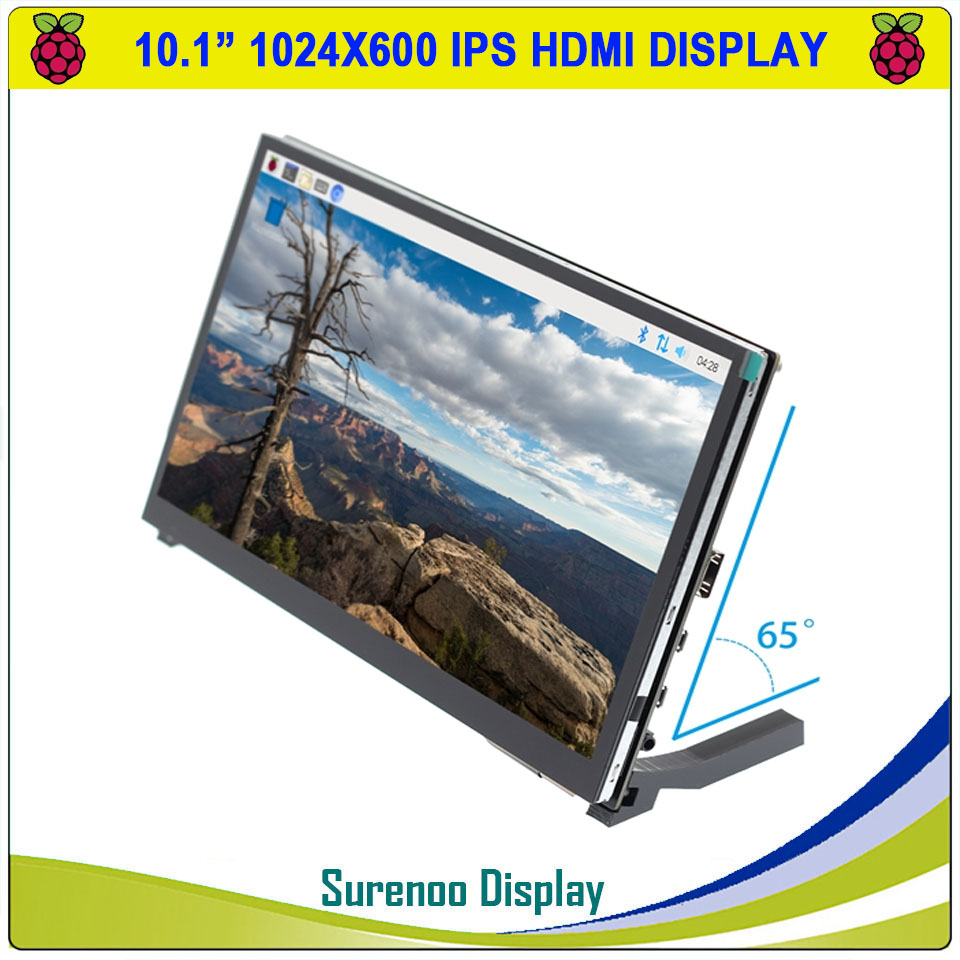 Raspberry Pi 10.1 Inch Capacitive Touch Screen Ips - 10.1인치 1024*600 HDMI 호환 IPS TFT