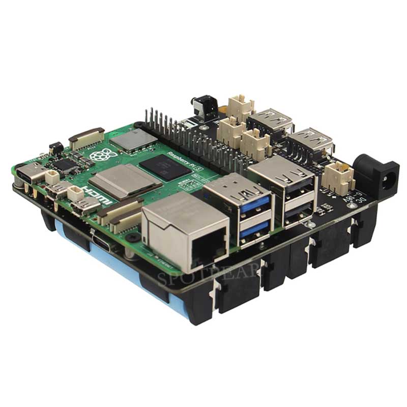 Raspberry Pi Uninterrupted Power Supply Ups 18650 - X1202 라즈베리 파이 5 UPS 보드