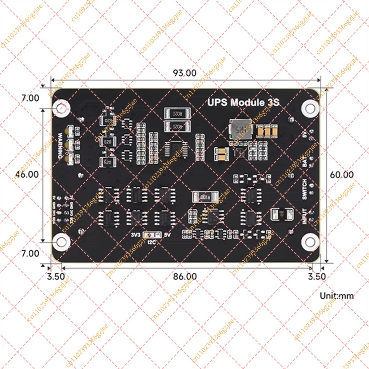 Raspberry Pi Uninterrupted Power Supply Ups 18650 - FY Persevering- 라즈베리 파이 5 UPS
