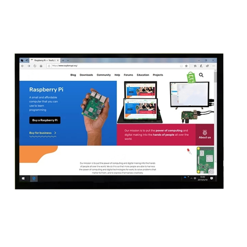 Raspberry Pi 10.1 Inch Capacitive Touch Screen Ips - 정전식 터치 스크린 IPS LCD 디스플레이