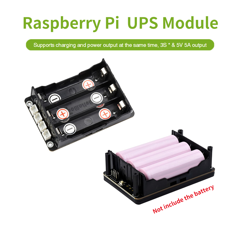 Raspberry Pi Uninterrupted Power Supply Ups 18650 - 라즈베리 파이 5 UPS HAT, 18650