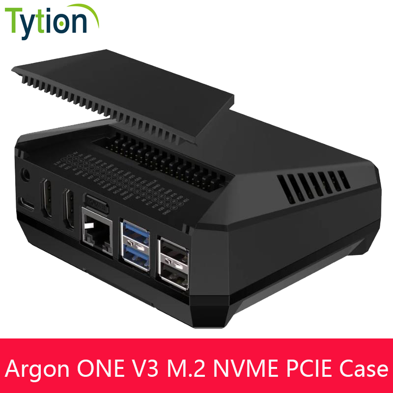 Argon One V3 M.2 Nvme Case - 알루미늄 합금 하우징 내장 선풍기 PCIE
