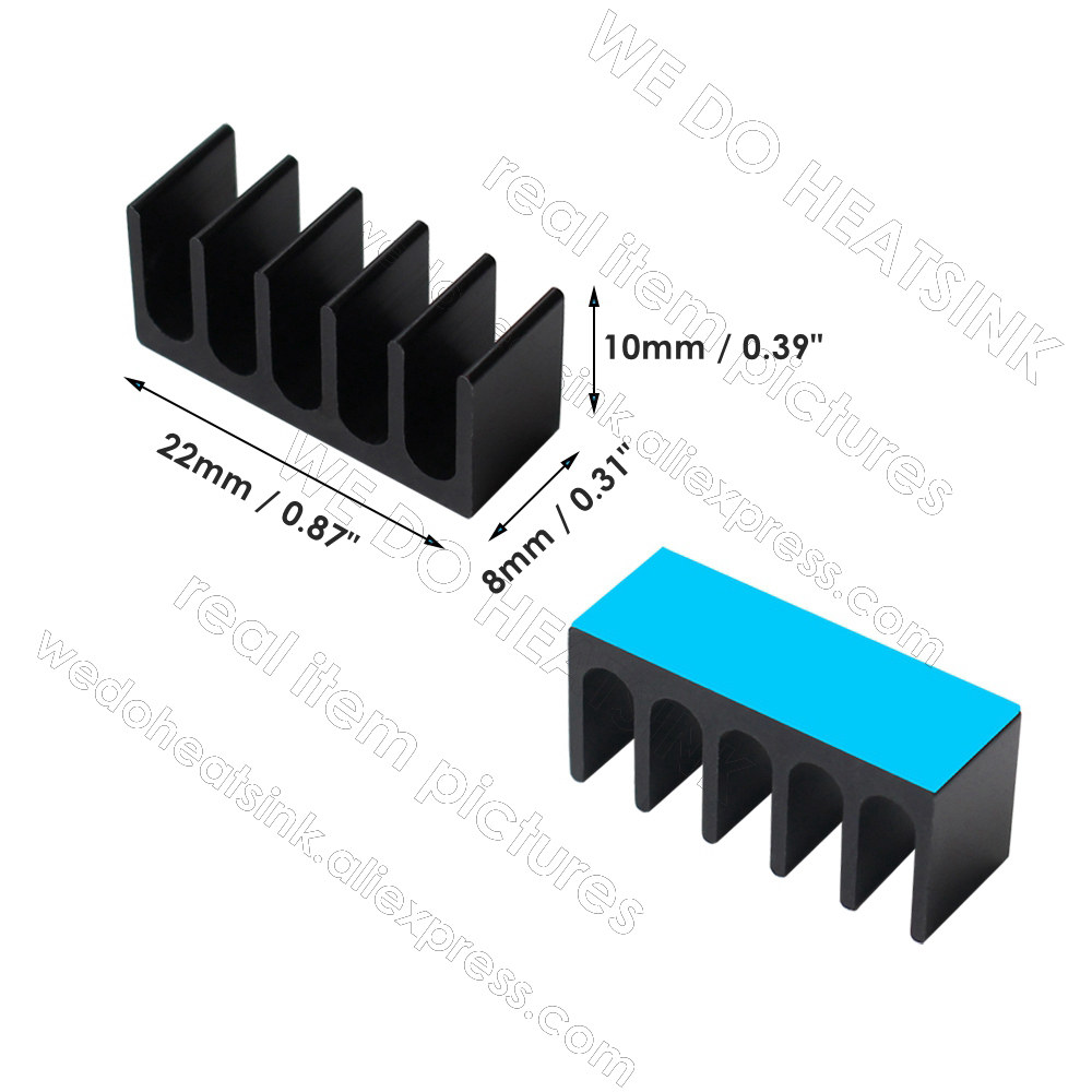 우리는 라즈베리 파이 전자 칩 IC용 8x22x10mm - Raspberry Pi Water Cooling Kit 리뷰 및 가격