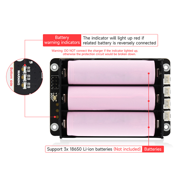 Raspberry Pi 5 UPS HAT 지원 Pi 4 - Raspberry Pi Uninterrupted Power Supply Ups 18650 리뷰 및 가격