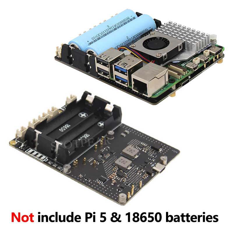라즈베리 파이 5 18650 UPS 보드, 5.1V/5 - Raspberry Pi Uninterrupted Power Supply Ups 18650 리뷰 및 가격