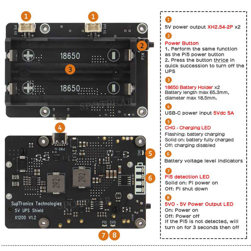 라즈베리 파이 5 UPS 확장 보드 무정전 전원 공급  - Raspberry Pi Uninterrupted Power Supply Ups 18650 리뷰 및 가격