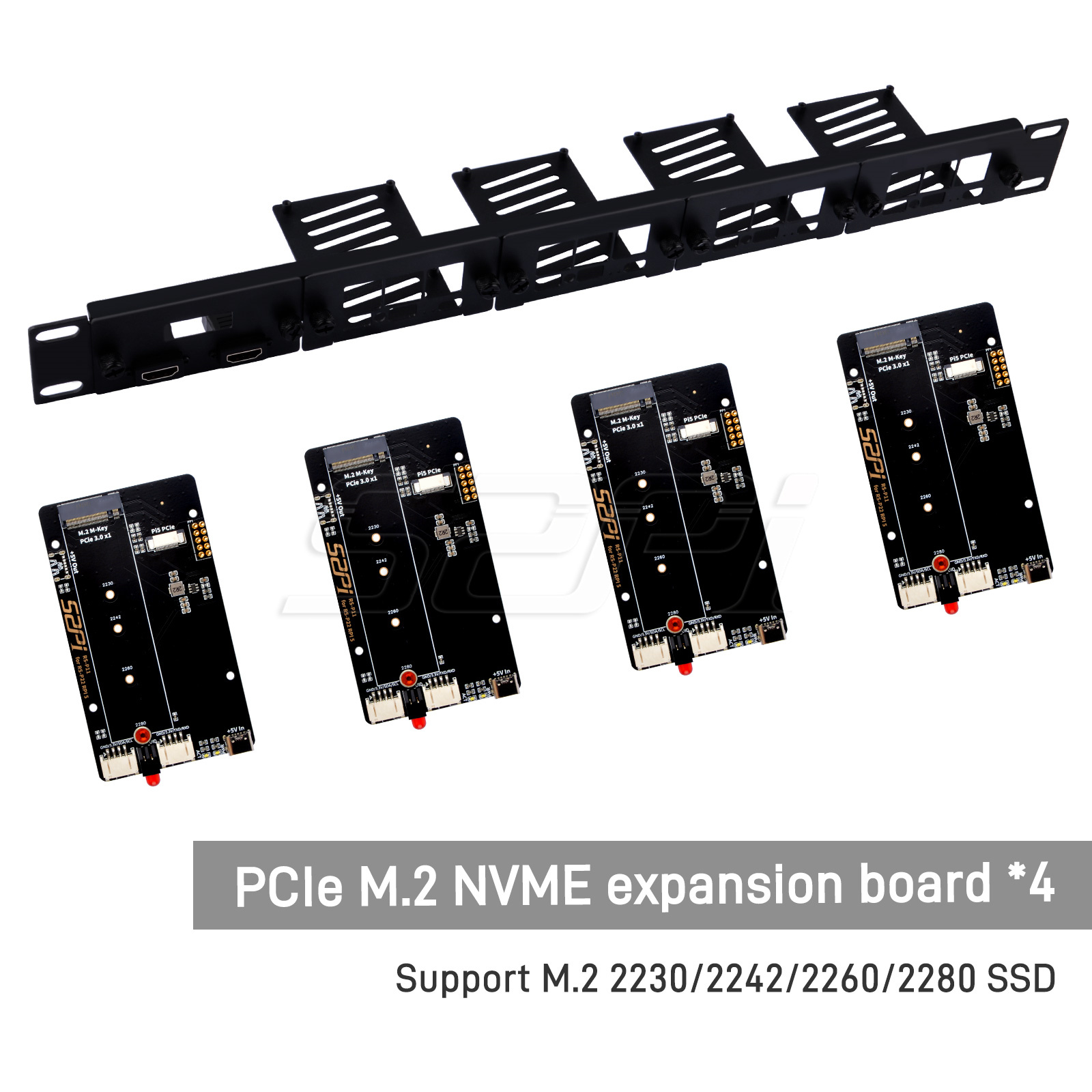 라즈베리 파이 5 19인치 4 슬롯 M.2 NVMe S - Raspberry Pi Rackmount 1U 19 Inch 리뷰 및 가격
