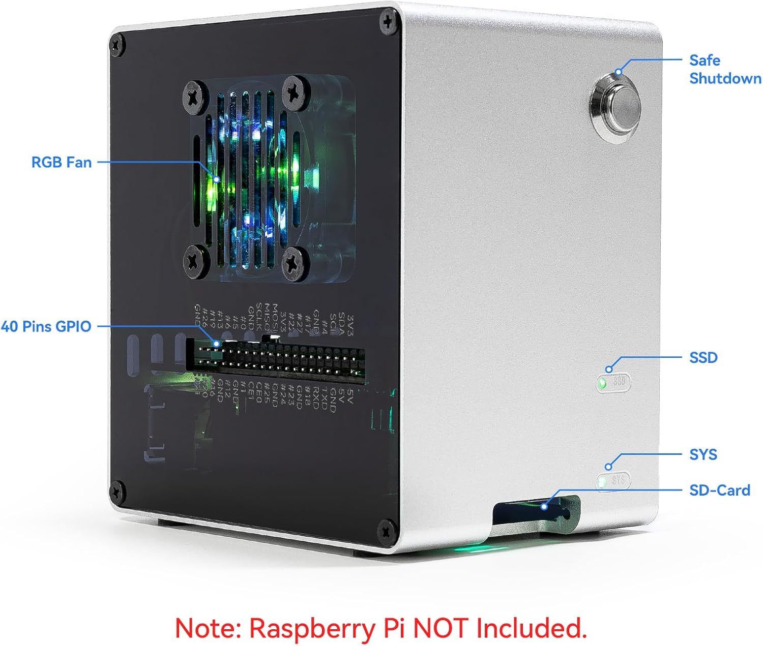 Pironman 5-Mini NVMe M.2 SSD P - Raspberry Pi Ai Kit Hailo-8L 리뷰 및 가격