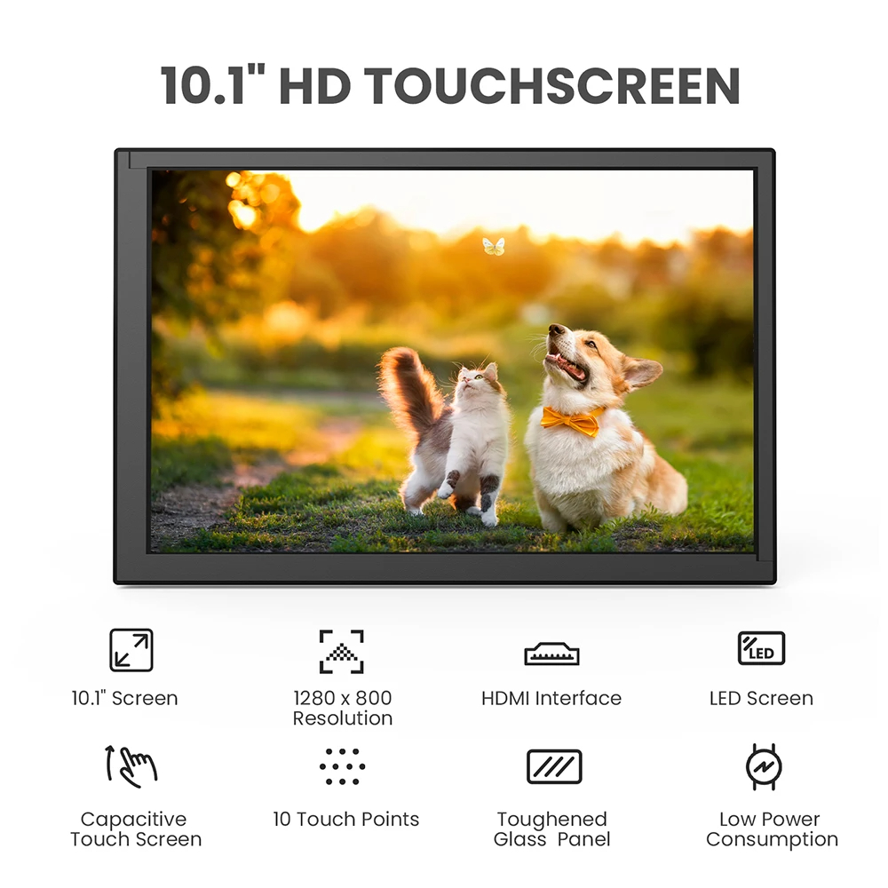 Eyoyo 10.1인치 정전식 터치스크린 라즈베리 파이 - Raspberry Pi 10.1 Inch Capacitive Touch Screen Ips 리뷰 및 가격