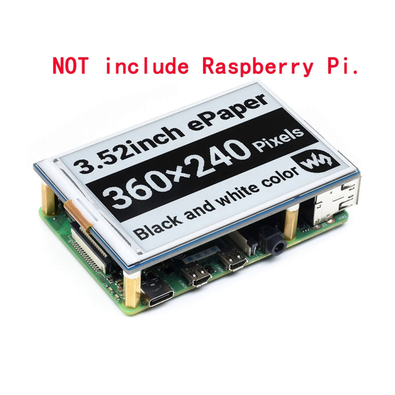 3.5인치 E-잉크 E-페이퍼 디스플레이 화면 HAT  - Raspberry Pi 4 8Gb Ram Kit 리뷰 및 가격
