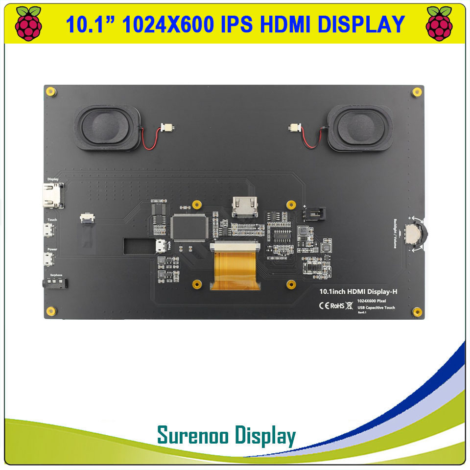 10.1인치 1024*600 HDMI 호환 IPS TF - Raspberry Pi 10.1 Inch Capacitive Touch Screen Ips 리뷰 및 가격