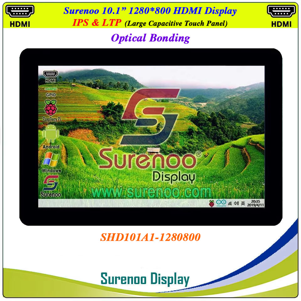 10.1인치 1280*800 HDMI 호환 LCD 모듈 - Raspberry Pi 10.1 Inch Capacitive Touch Screen Ips 리뷰 및 가격