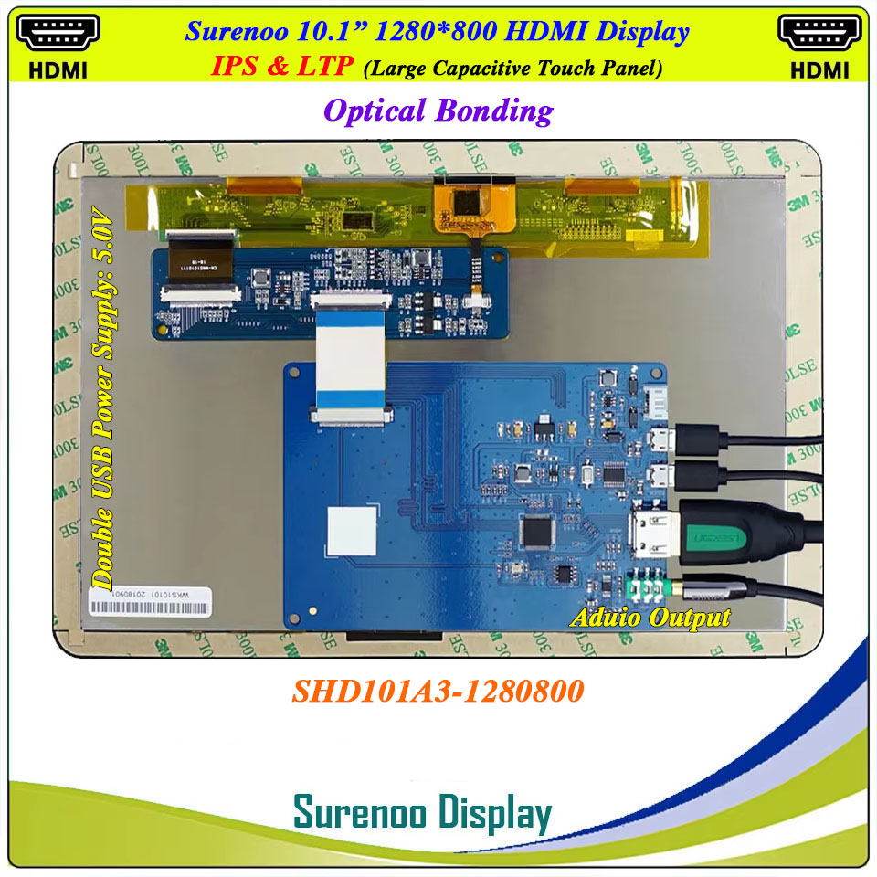 10.1인치 1280*800 HDMI 호환 LCD 모듈 - Raspberry Pi 10.1 Inch Capacitive Touch Screen Ips 리뷰 및 가격