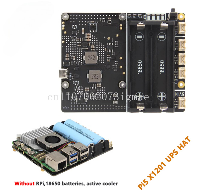 라즈베리 파이 5 X1201 UPS 전원 관리 확장 보 - Raspberry Pi Uninterrupted Power Supply Ups 18650 리뷰 및 가격