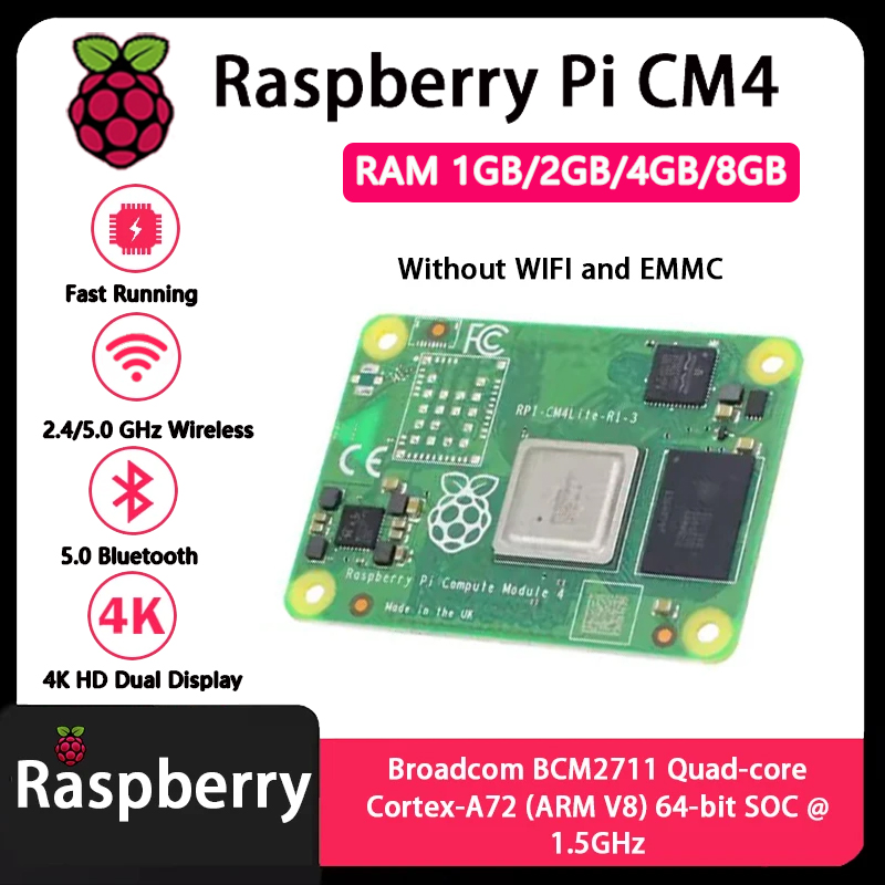 Raspberry Pi CM4 1GB/2GB/4GB/8 - Raspberry Pi Compute Module 4 8Gb 32Gb Emmc 리뷰 및 가격